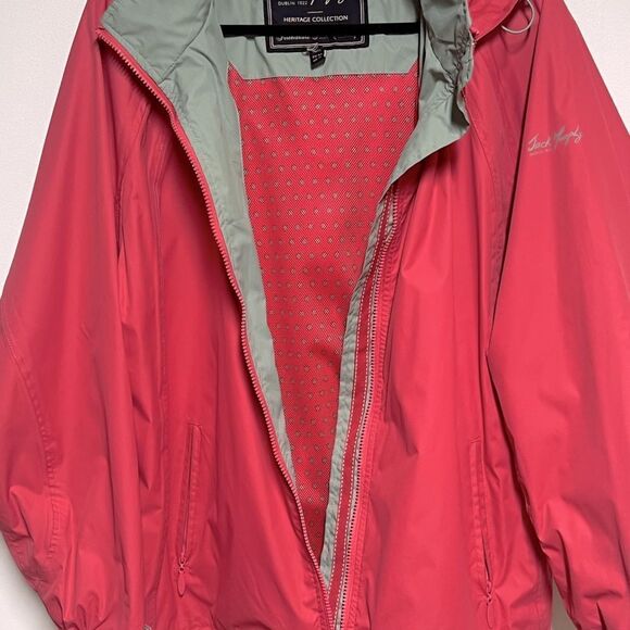 Jack Murphy Dublin Heritage Collection Women’s Watetproof Pink Rain jacket Sz 14 - Picture 5 of 6